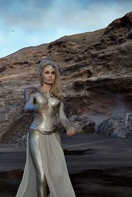 Angelina Jolie As Thena Eternals (2021) Dir. Chloé Zhao