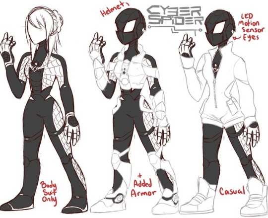 cybersun-x:  a little cyber spider(sona) concept for fun. 
