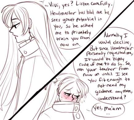 a small look at Vivi and Astra&rsquo;s first meeting thing