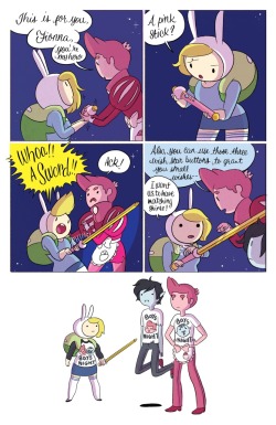 slimewad:adventure time with fionna &