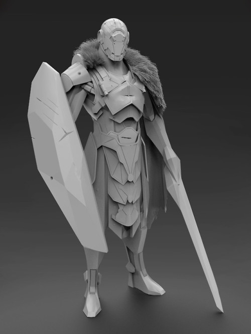 wearepaladin:Space Knight byDimitri Neron3d Armor Study bySean Brinkerhoff