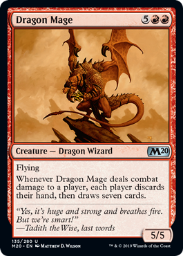 commandertheory:Can you spot the theme in the flavor text of M20′s dragon-related cards?