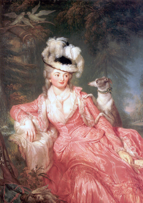 Countess Wilhelmine von Lichtenau,mistress of Frederick William II of Prussia, by Anna Dorothea Ther