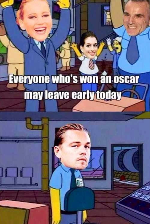 vaticancameos-32-24-34:  Leo DiCaprio not winning an Oscar is like John and sherlock kissing.  Everyone wants it, but it will never happen.  