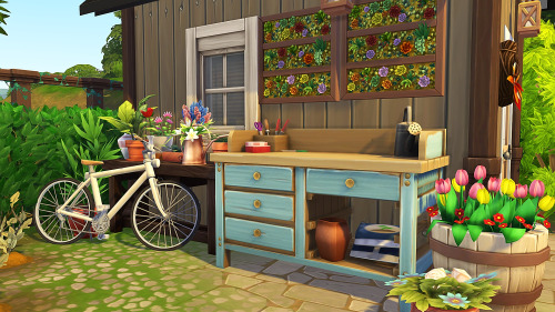 GRANDPARENTS&rsquo; DREAM COTTAGE 1 bedroom - 2 sims1 bathroom§59,415Built on a 20x20 lotBu