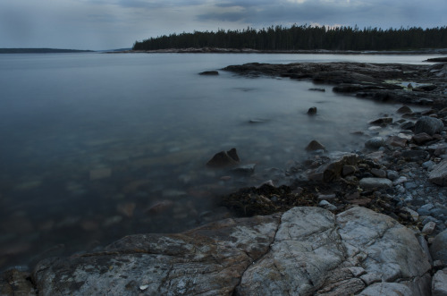 Acadia National Park at duck. 