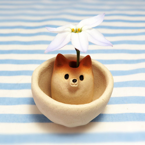 seraphica:Adorable Ceramic Creations from Siro’s Funny Animals [etsy]