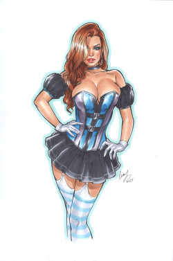 art-of-cg-girls:  Amalia Copic by Elias-Chatzoudis