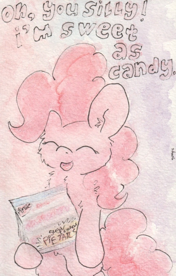 slightlyshade:  She’s going to share those Sugar Coated Pie Tails, you can count