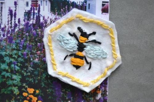Honeybee Patch // MostlyJuly