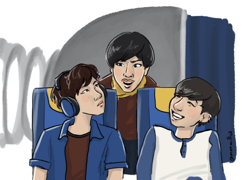 Baby Bts On A Plane!