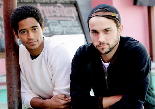  Jack Falahee and Alfie Enoch at Westfield Century City 