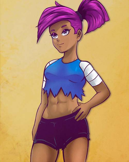 Enid colored from Inktober.#Okko #okkoletsbeheroes #enid #cartoonfanart #cartoon #fanart www