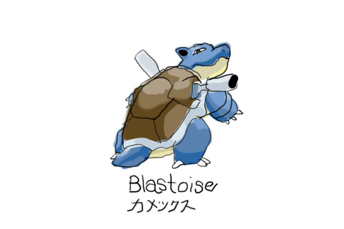 Left Hand Pokemon, Blastoise
