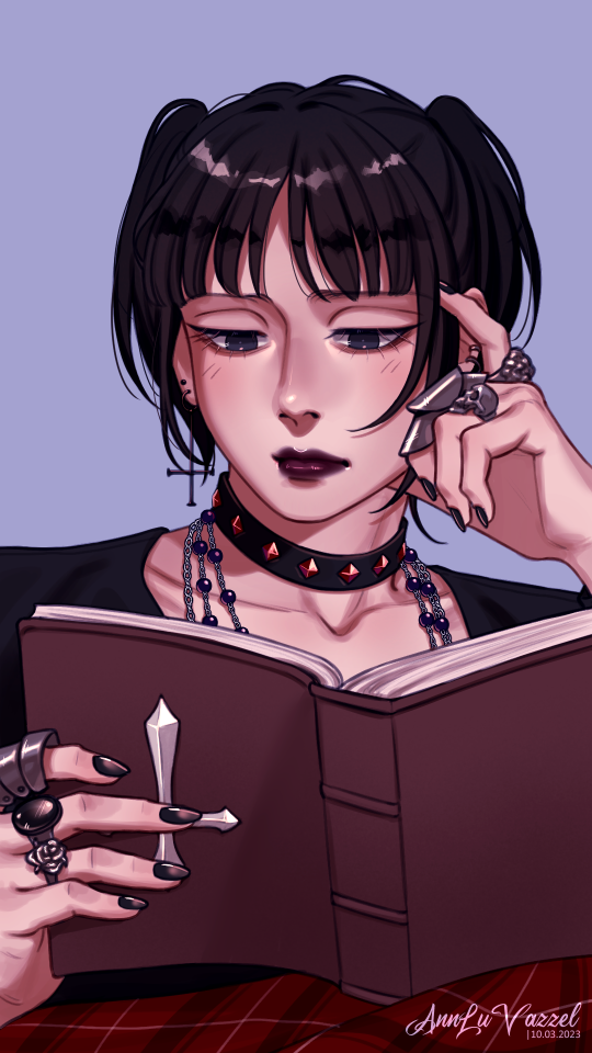 Goth Mikasa I Drew For A Silly TikTok