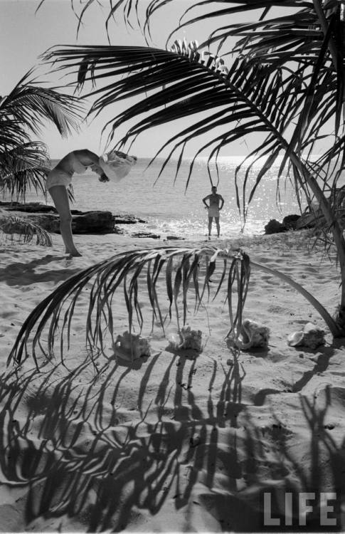 Cozumel as an off-beat vacation destination(Frank Scherschel. 1961)