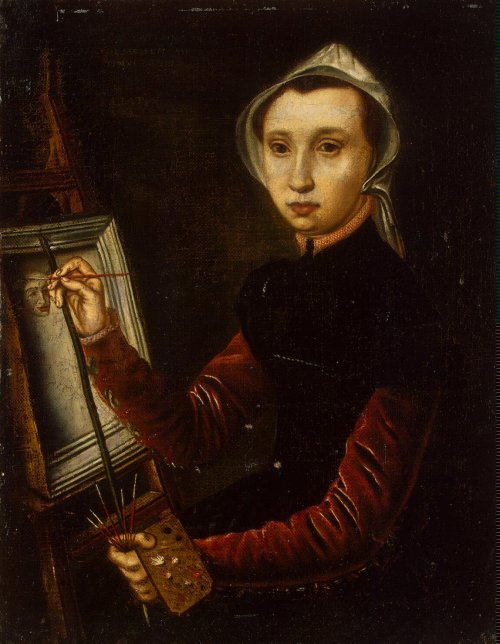 Catharina van Hemessen (1548). Catharina van Hemessen (Flemish, 1528-1587). Hermitage Museum. A