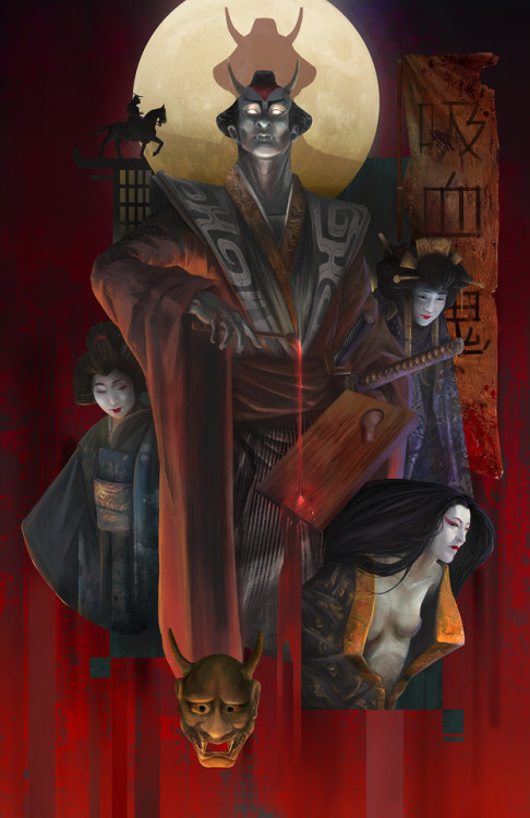 Japan Vlad by Riccardo Massironi. Dracula set in Japan