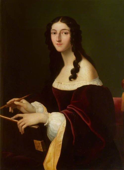 Ellen Adderly, Viscountess Dillon of Costello-Gallin (c.1840). Filippo Agricola (Italian, 1776-1857)