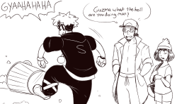 henzolin: When I saw Guzma’s introduction this was the first thing I thought of. Based on this: https://www.youtube.com/watch?v=8e0NLxQJ55Y 