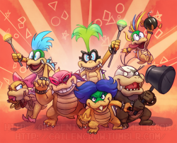 artofnighthead: KOOPALINGS Collab done with Cailen. His lines and my colors~ 