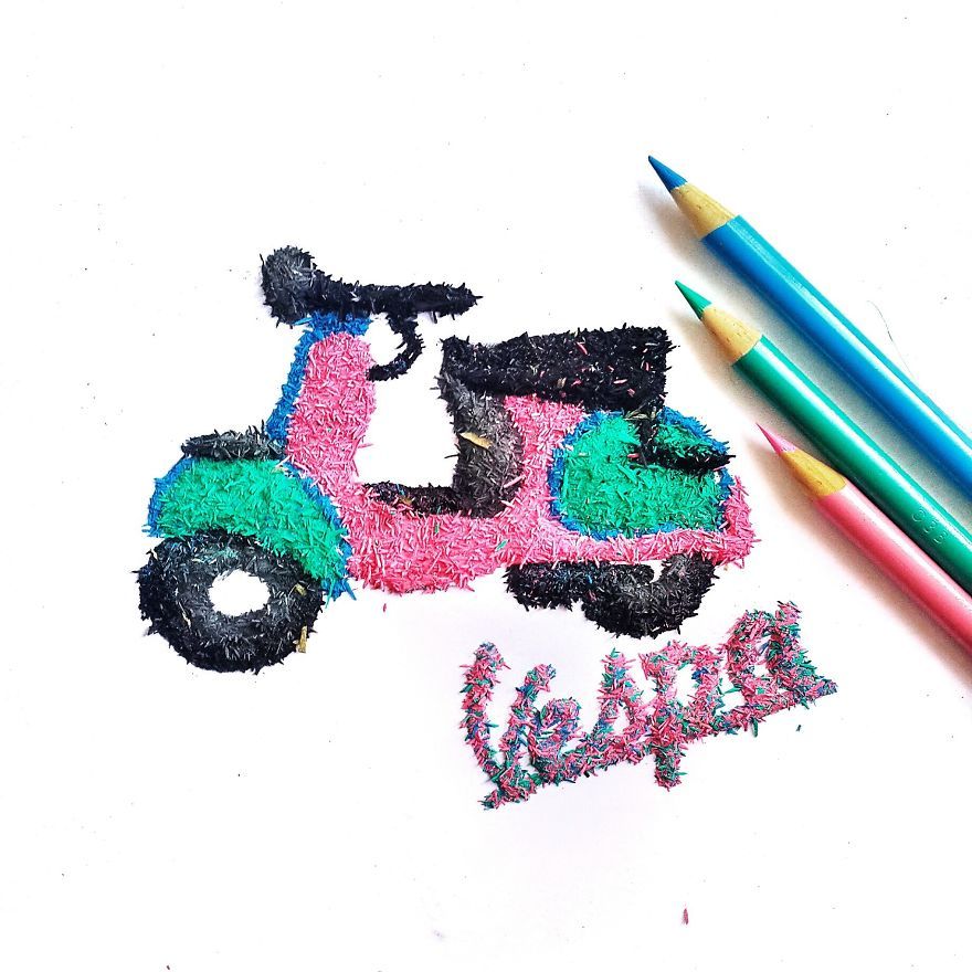 ladyinterior:Pencil Shavings 365, Meghan Maconochie