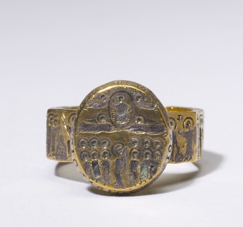 theancientwayoflife:~ Marriage Ring with Scenes from the Life of Christ.Culture: Byzantine Date/Peri