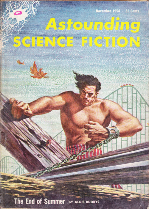 Astounding Science Fiction, November 1954.  Cover: Kelly Freas.