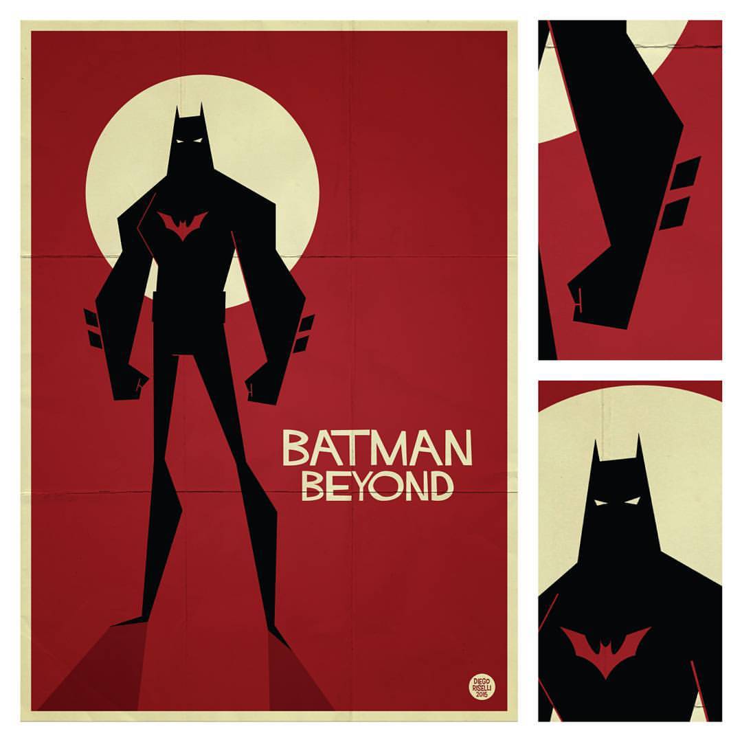 vector illustration — Batman Beyond Vector Tribute to the great Saul...