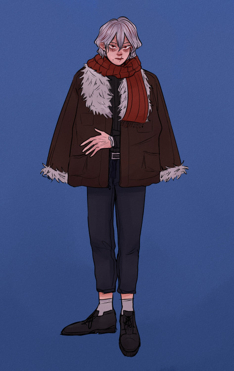 suspiriasss:some more shiggy in winter clothing