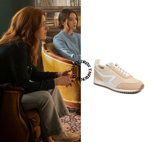 nancydrewfashionblog: Who: Kennedy McMann as Nancy DrewWhat: Rag & Bone Retro Runner Sneaker in 