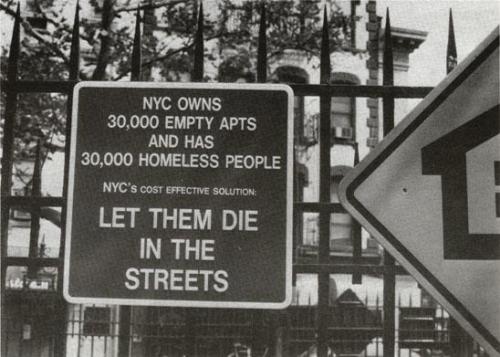 deathosphere:historium:“Let them die in the streets” USA, 199060,000 + homeless in NYC t