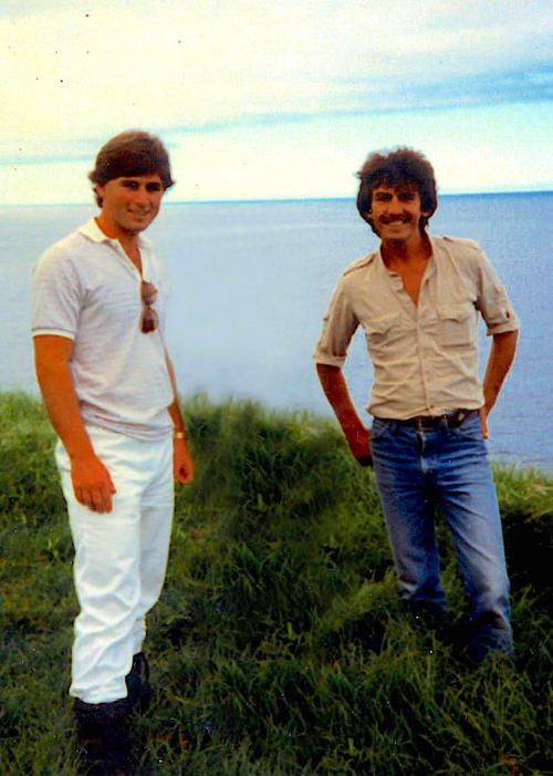 The David & George Story“This photo was taken back in 1983 when David [Lowy] visited George [Har