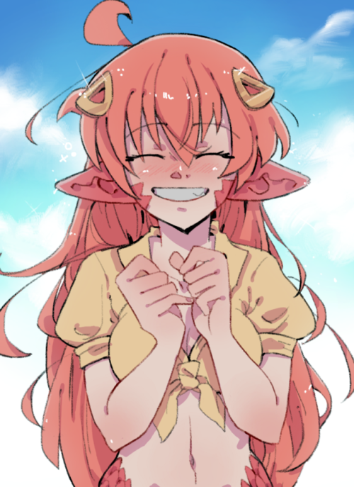 Sorry I haven’t been posting on here, I post every day on twitter thoooooghHave this cute Miia thoug
