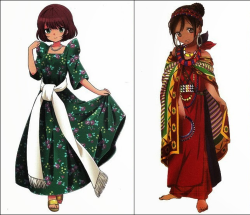  Traditional African attires (<Sekai no