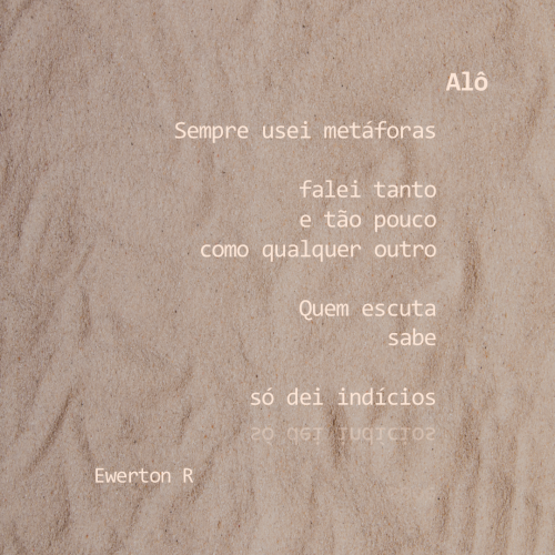 Poesia autoral - AlôEwerton R