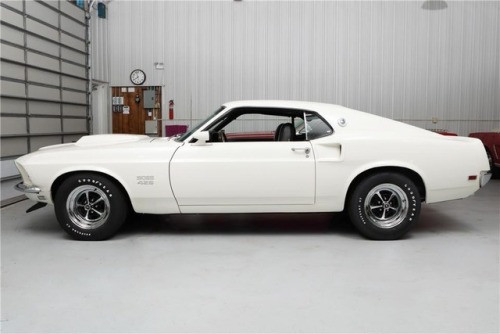 bigboppa01:  1969 Boss 429 Mustang dressed in Wimbledon White
