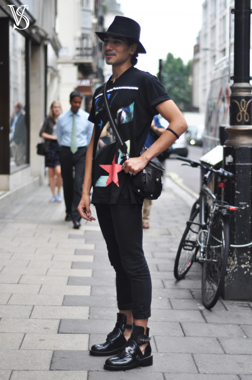 @willycartier outside the Dover Street Market London.August ‘13Dover Street,London