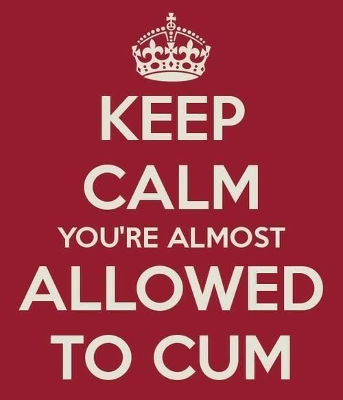alphadaddydom:  The denial, the build up, the maddening frustration and need you have to cum.  Daddy promises it is all worth when I finally allow you to explode on command. ~Daddy 