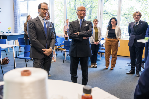 16th May 2022 // King Carl XVI Gustaf and Prince Daniel visited the Royal University of Technology. 