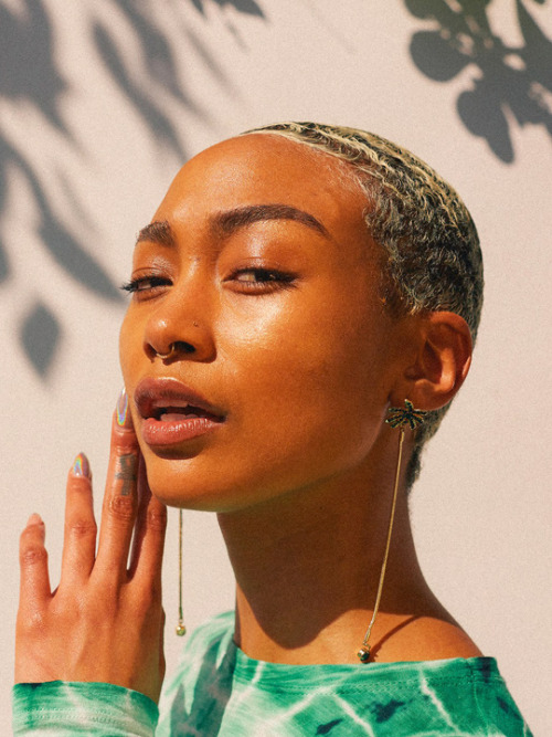 flawlessbeautyqueens: Tati Gabrielle photographed by Alexandra Gavillet for Refinery29 (2019)