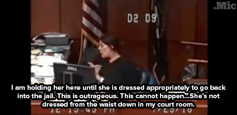 micdotcom:Watch: Kentucky Judge Amber Wolf slams a jail for sending a woman to court without pants