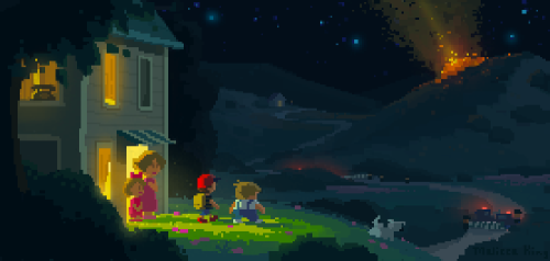 par-liam-ent:  18 years ago today, a mysterious meteorite crashed North of Onett. On June 5, 1995, EarthBound released in North America for the SNES. 