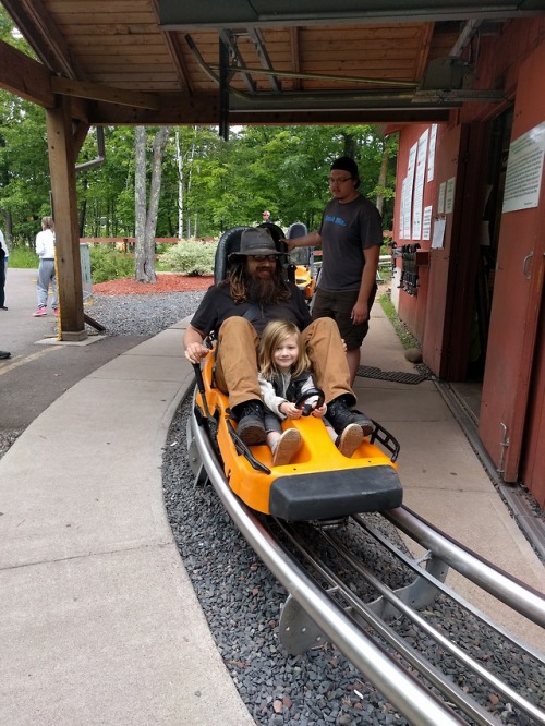 Family outting off the homestead! We road the alpine coaster at Spirit Mountain and it was super fun