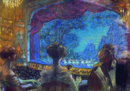 In the box, 1912, Boris Kustodiev