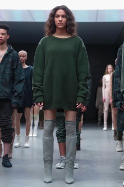 thehighsofasherseyes:  One of my fav looks from the Kanye West X Adidas collection