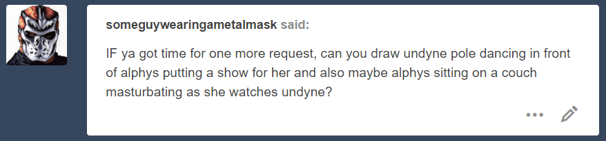 weaponofmassmelissa:   Got a request? [ask here] Wanna know more about requests?
