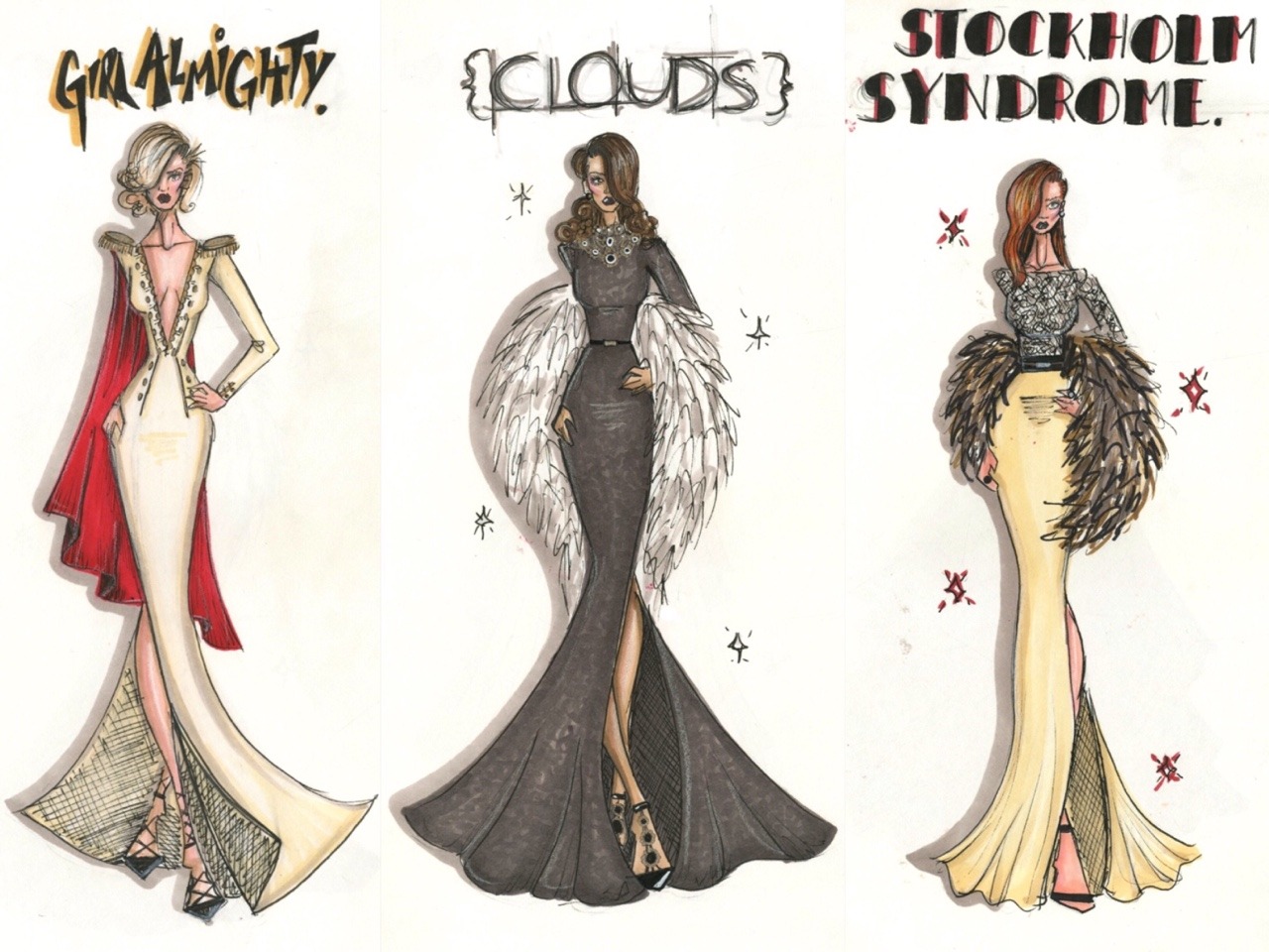 brennuh:Four Couture.please do not remove credit! these took a long time to make. 