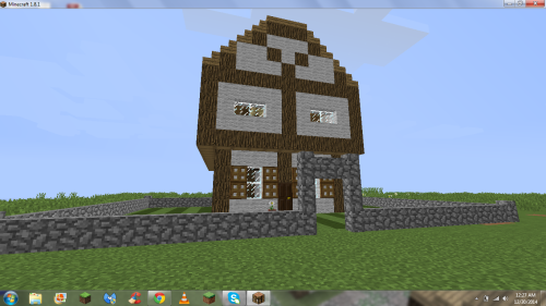 A cute lil cottage I built in minecraft ^.^ porn pictures