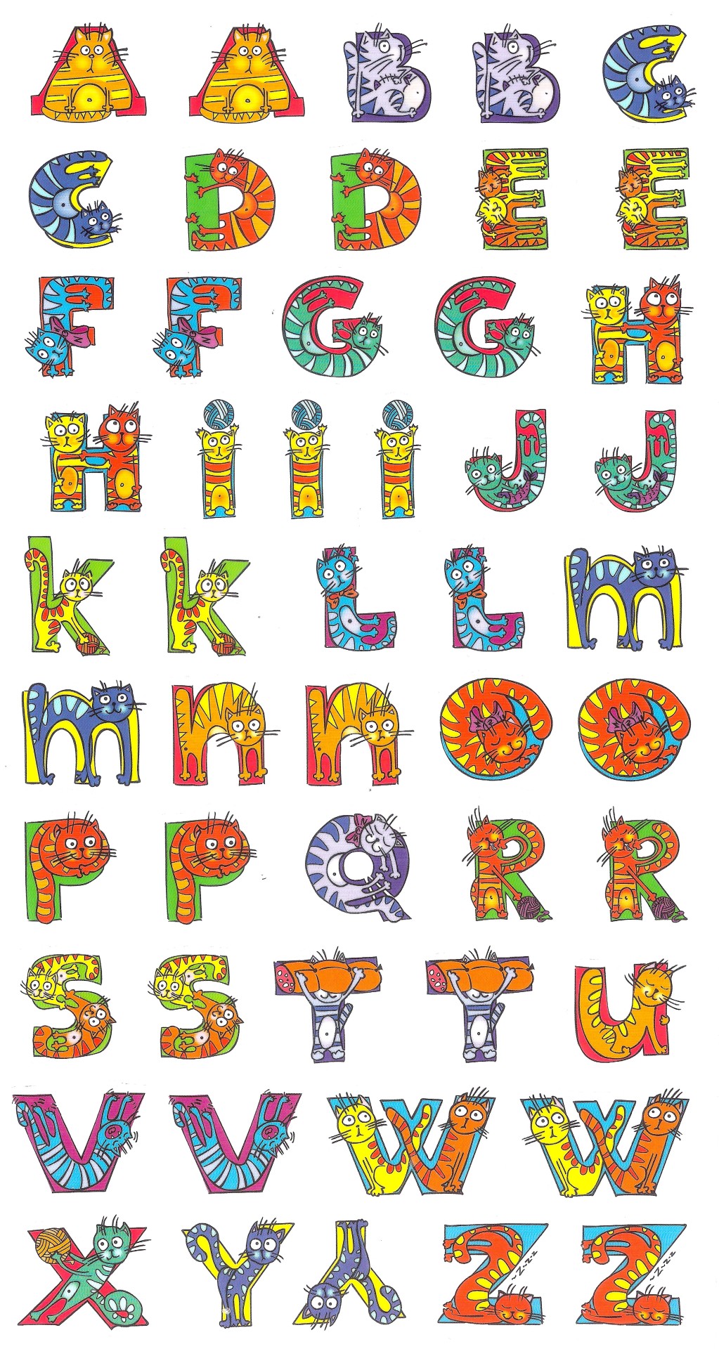 New ! Crafter's Square Stickers Alphabet or Letters